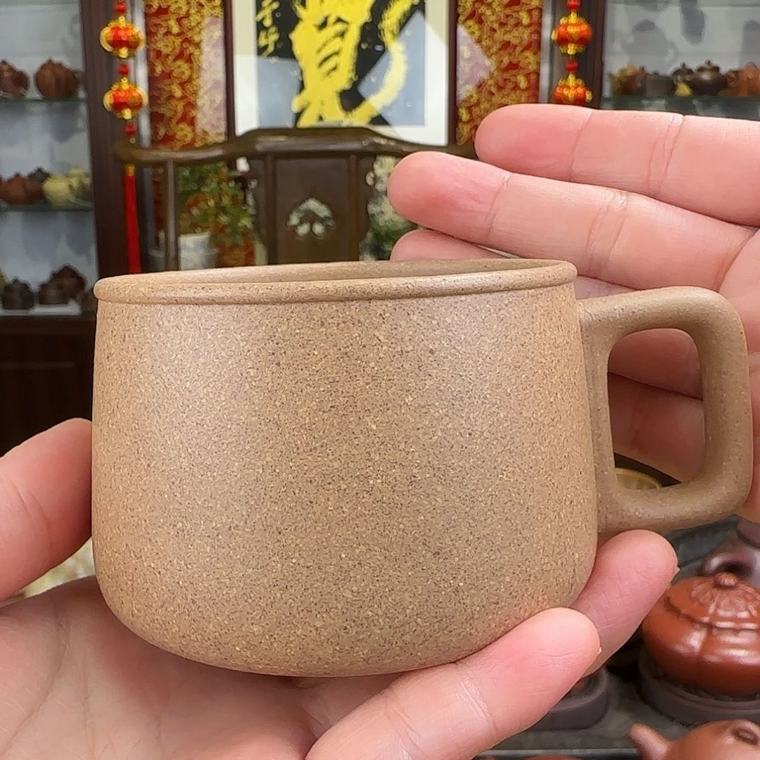 紫砂茶壶咖啡杯段泥