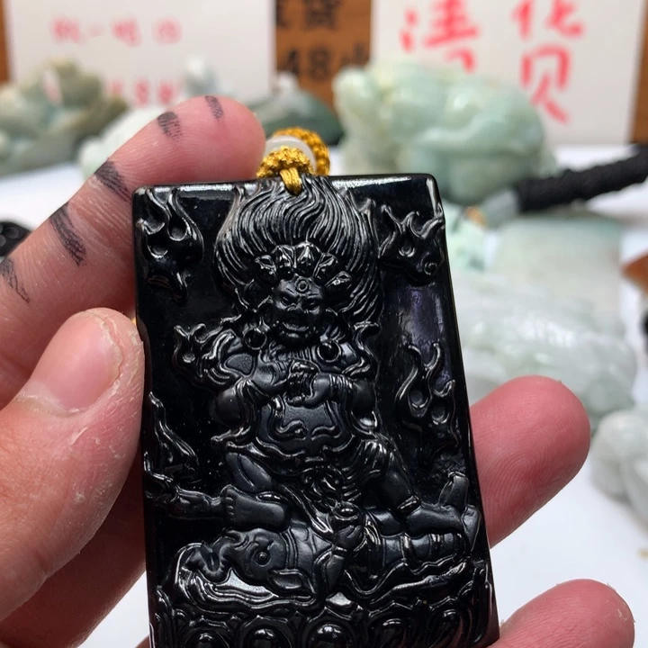 翡翠未镶嵌颈饰保真天然a货翡翠