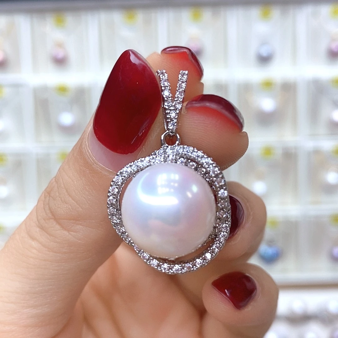 颈饰合金淡水珍珠