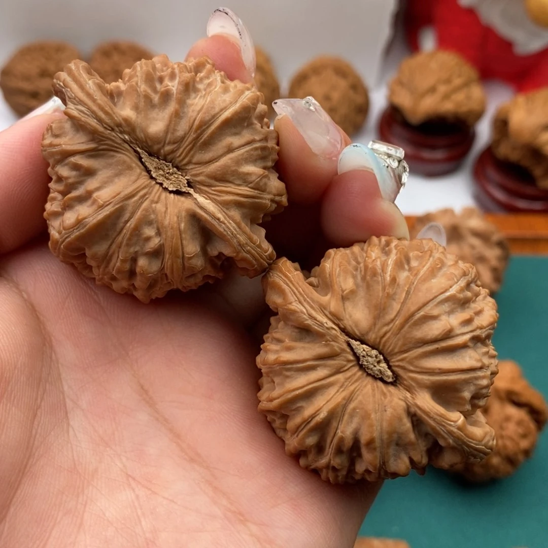 文玩核桃把件44白狮子