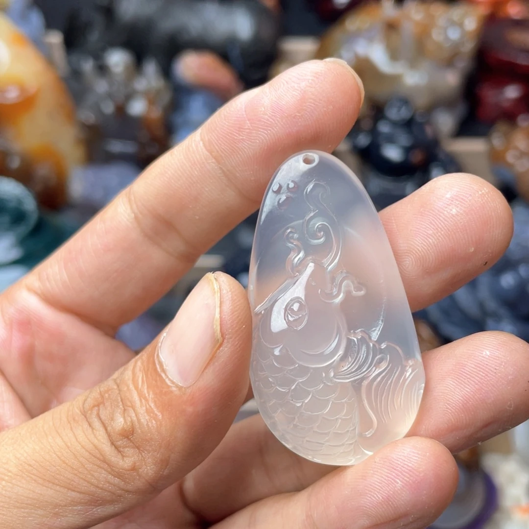 玛瑙/玉髓挂件未镶嵌