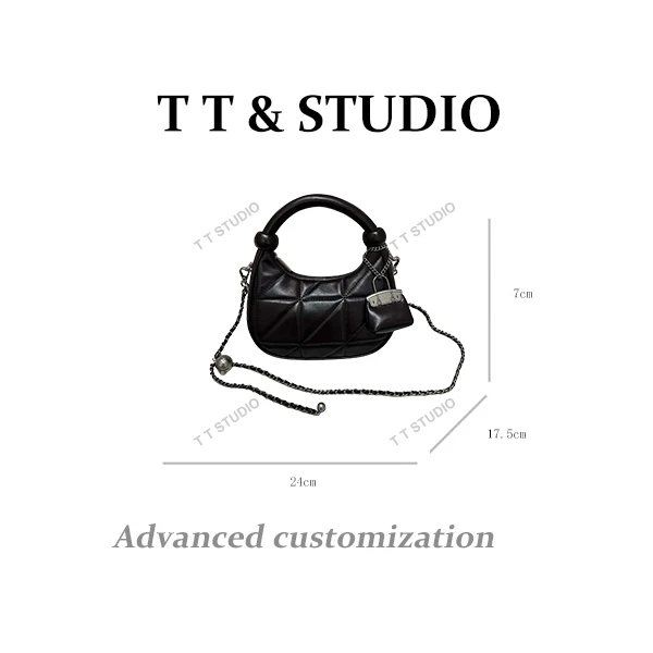 【TT Studio】ZT-D7097-美拉咖RAIN.CUN时尚简约腋下斜跨轻奢女包