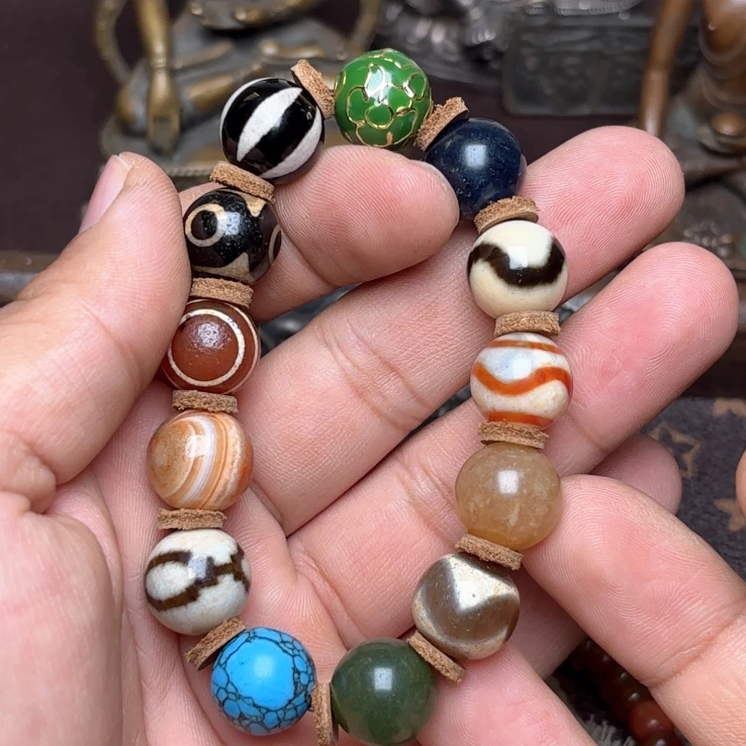 铜星月菩提挂件菩提星月