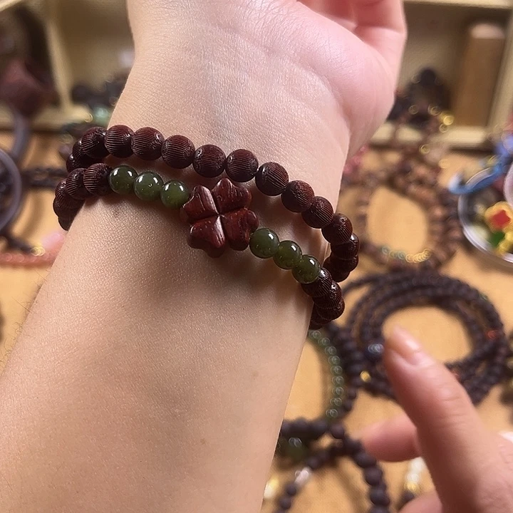 檀香紫檀（小叶紫檀）手串/手链双圈