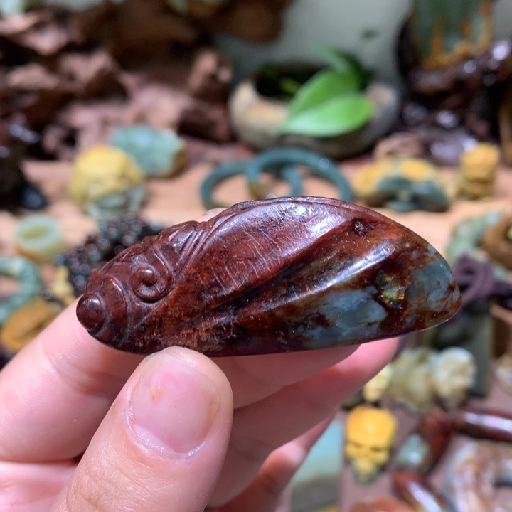 岫岩河磨玉（透闪石质玉）未镶嵌把件