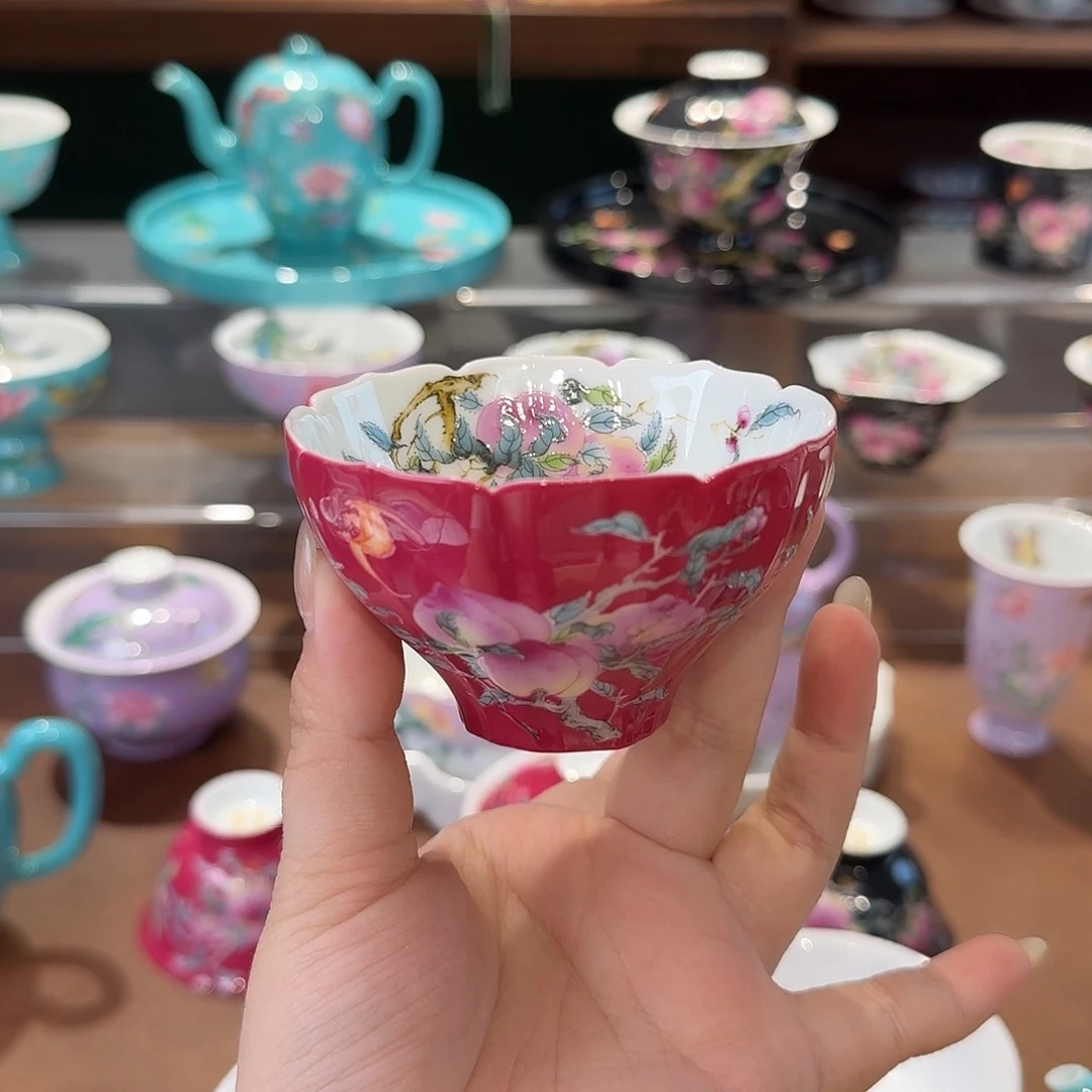 珐琅彩主人杯茶具系列