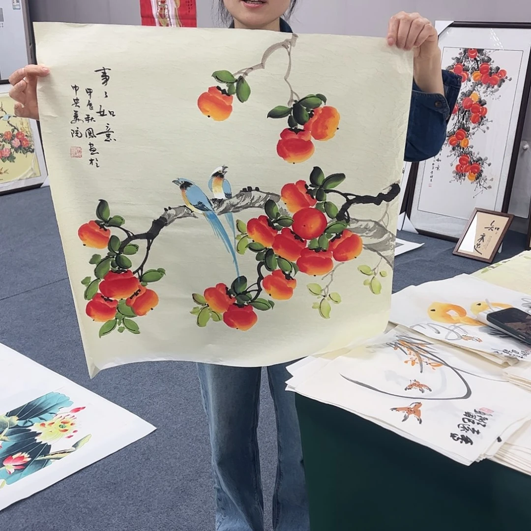 国画国画作品宣纸纯手绘