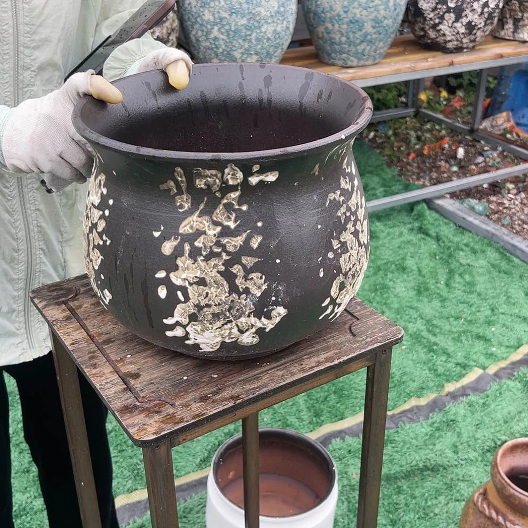 紫砂花盆王嫂花盆直播0610-111高22口25