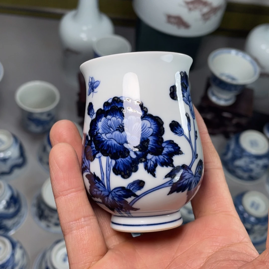 杯子景德镇陶瓷现代手工陶瓷茶具