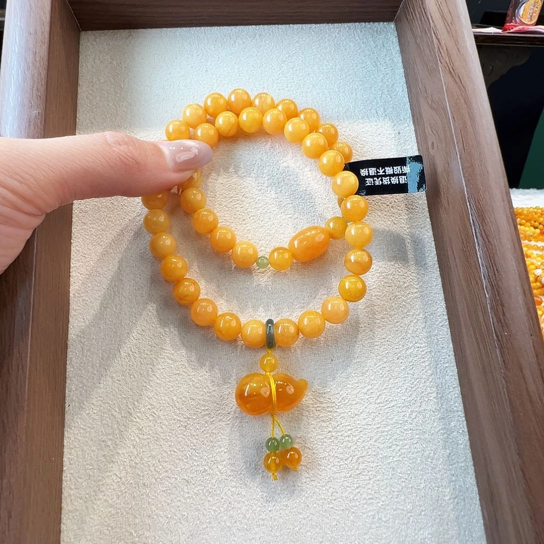 蜜蜡未镶嵌手链蜜蜡8.3mm