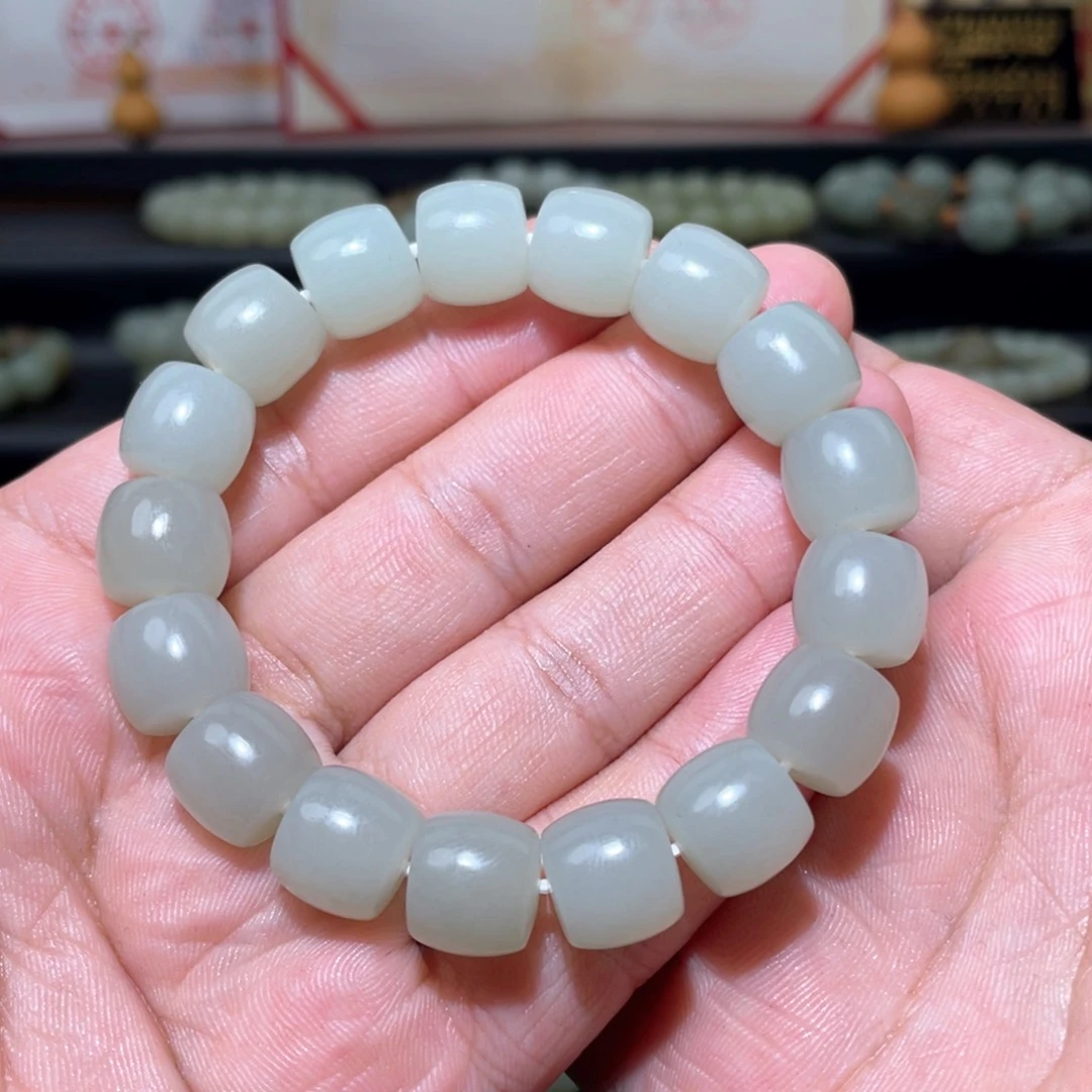 和田玉未镶嵌挂件老*两