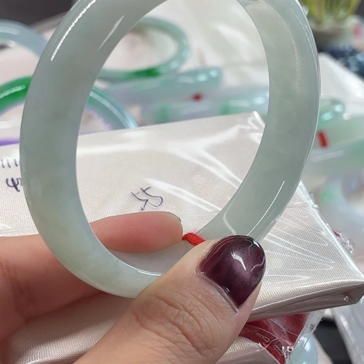 翡翠未镶嵌手镯55圈口（4108