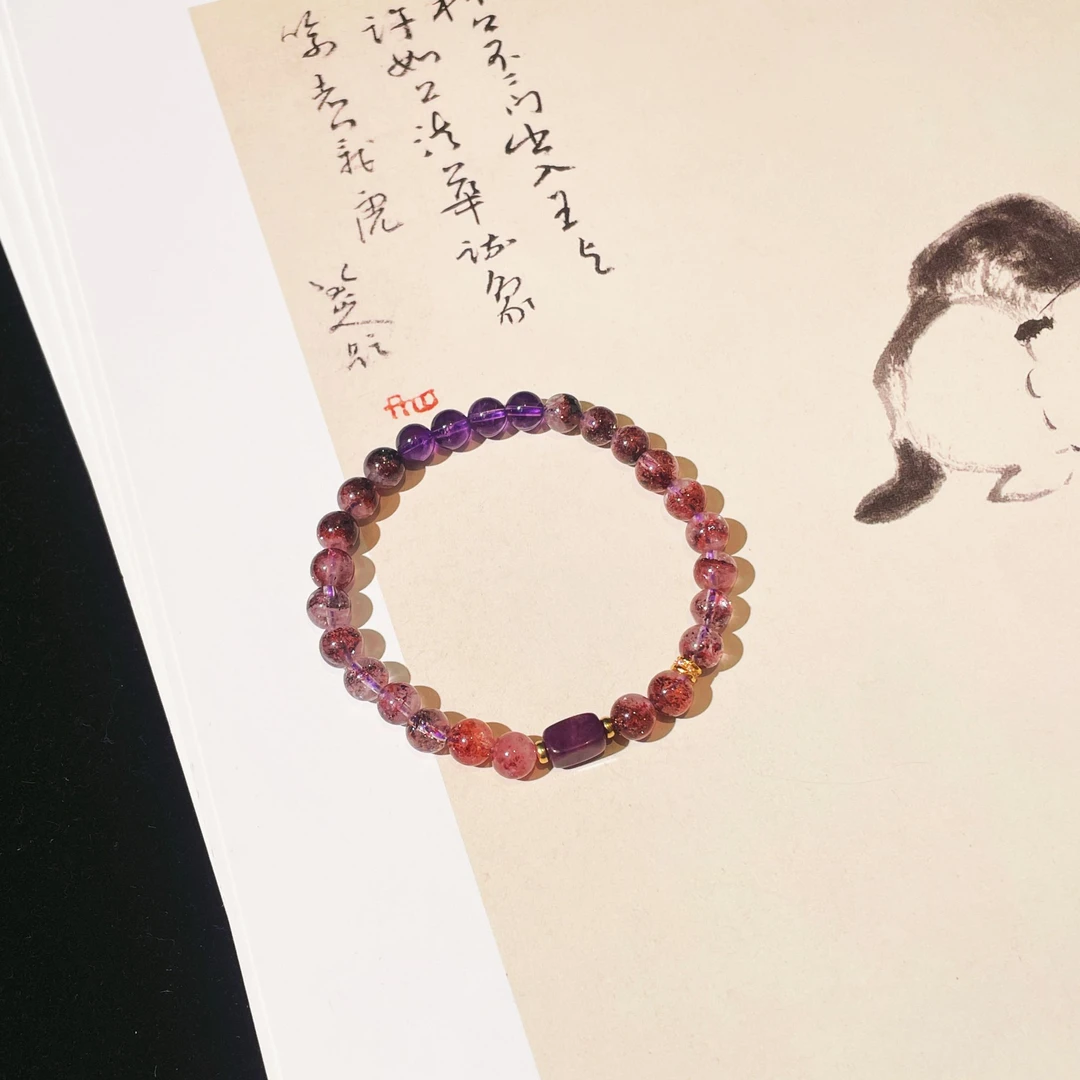 【云上雅岚】烟婉丨C59263-18k烟花超七手串-5.5-6mm-多样性发一件