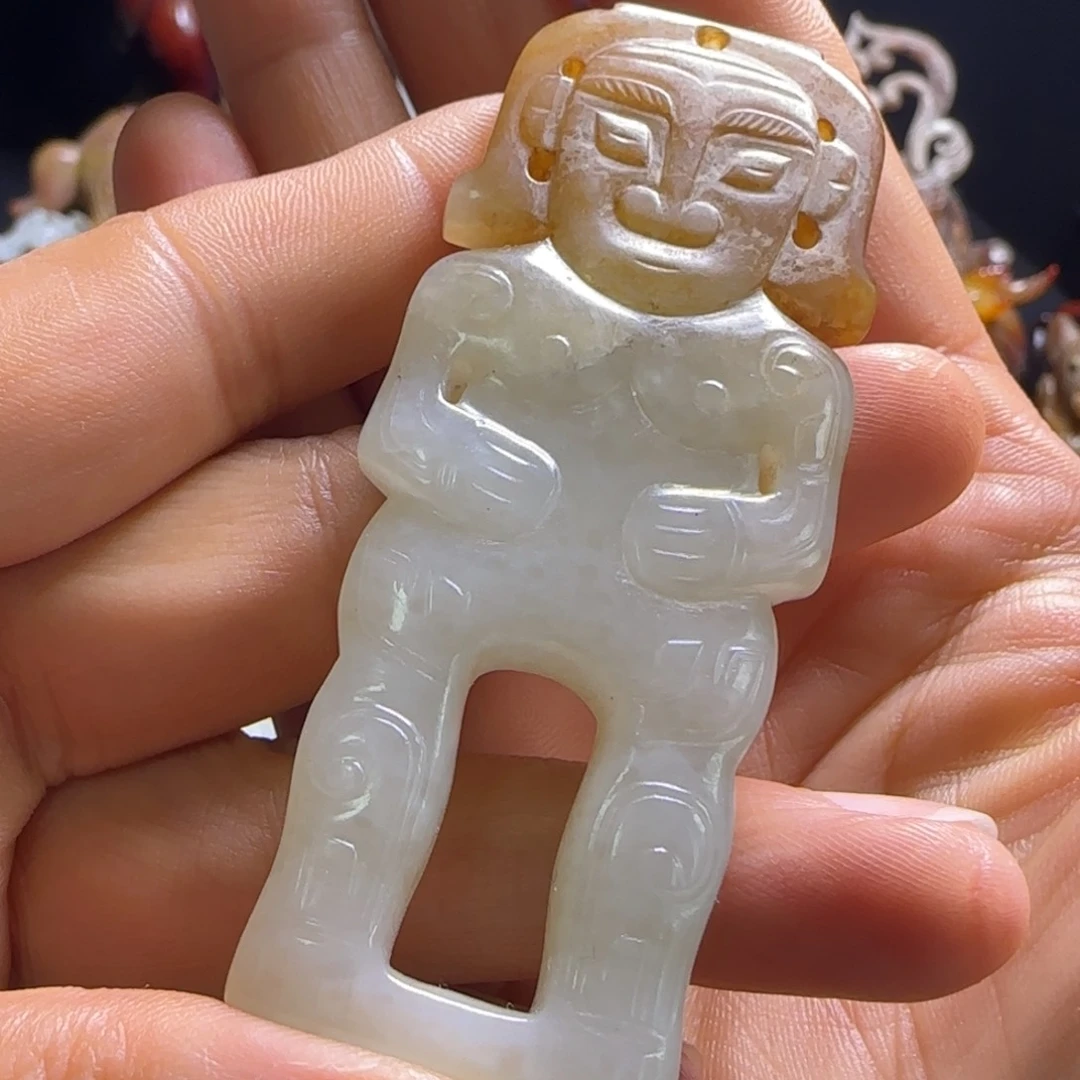 和田玉颈饰未镶嵌