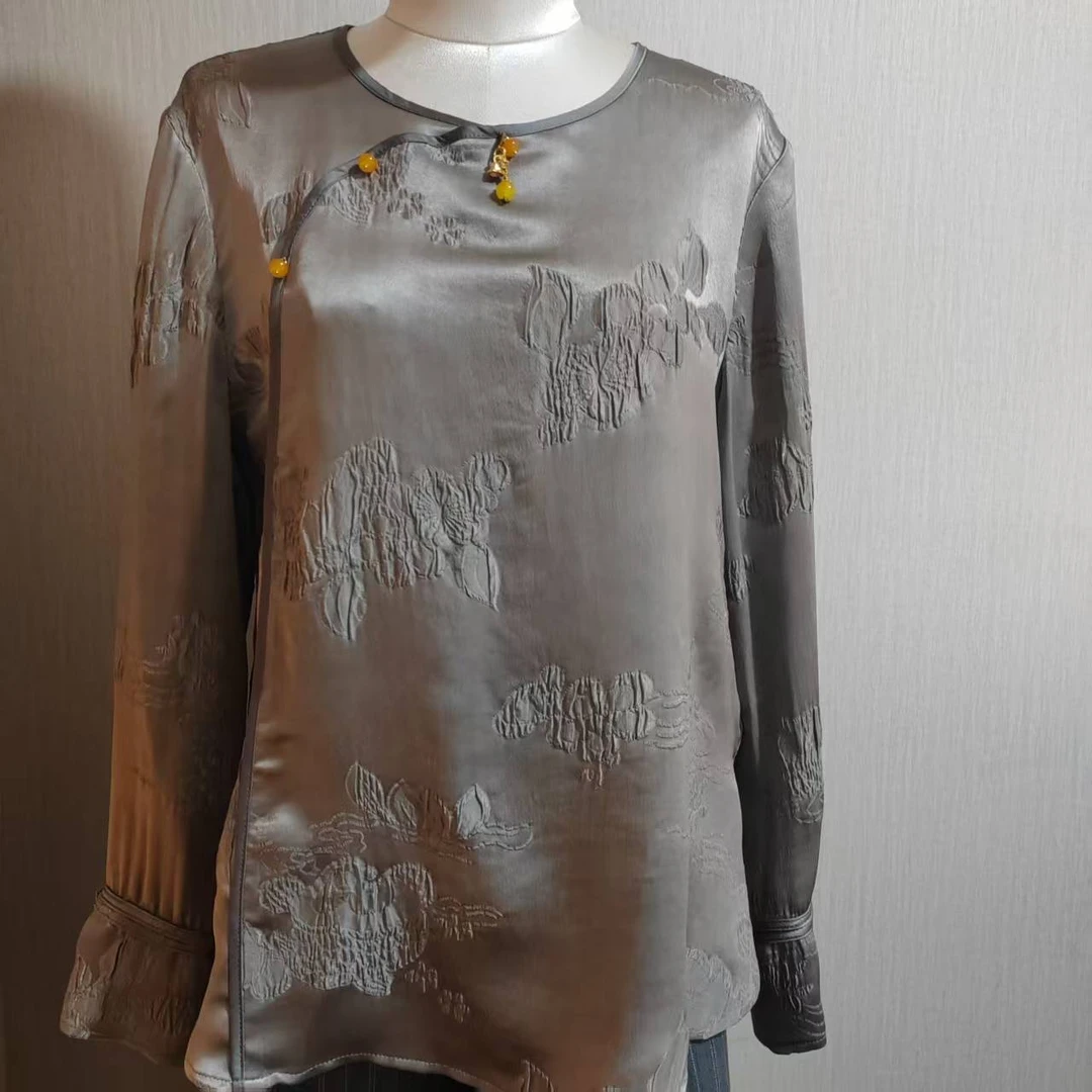 沉默 裳时尚复古式上衣