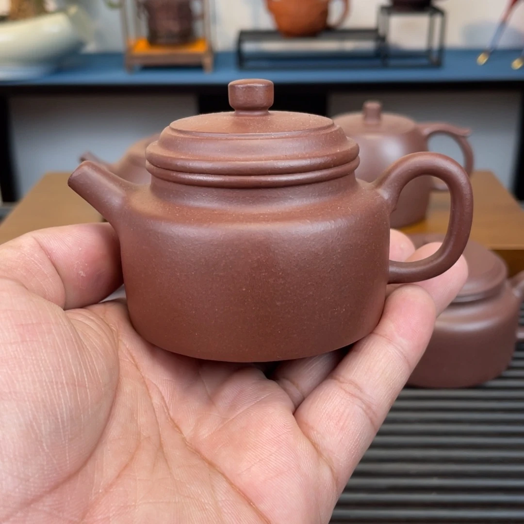 紫砂茶壶紫泥得中100cc