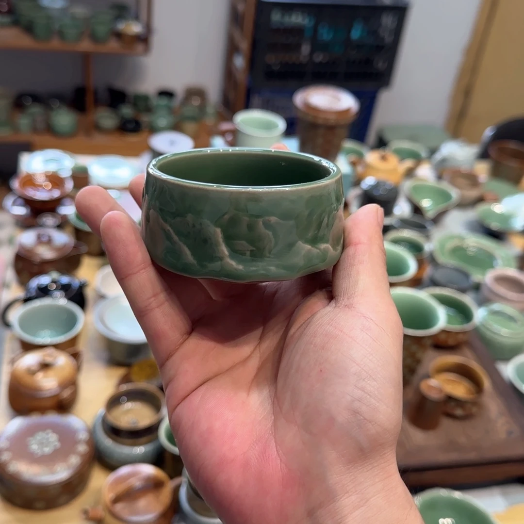 小金茶具青瓷茶器