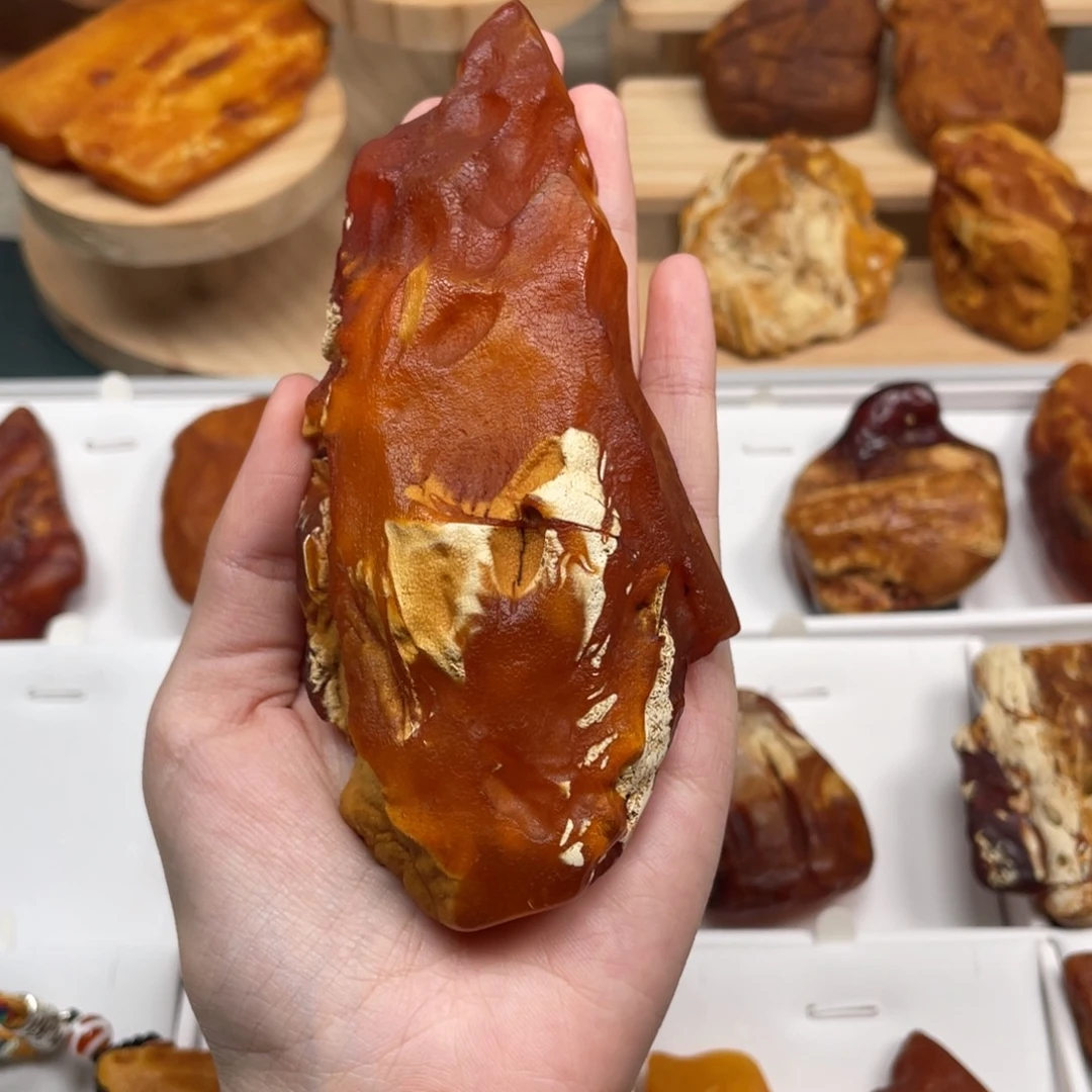 ༄***࿐琥珀未镶嵌珠宝奇石