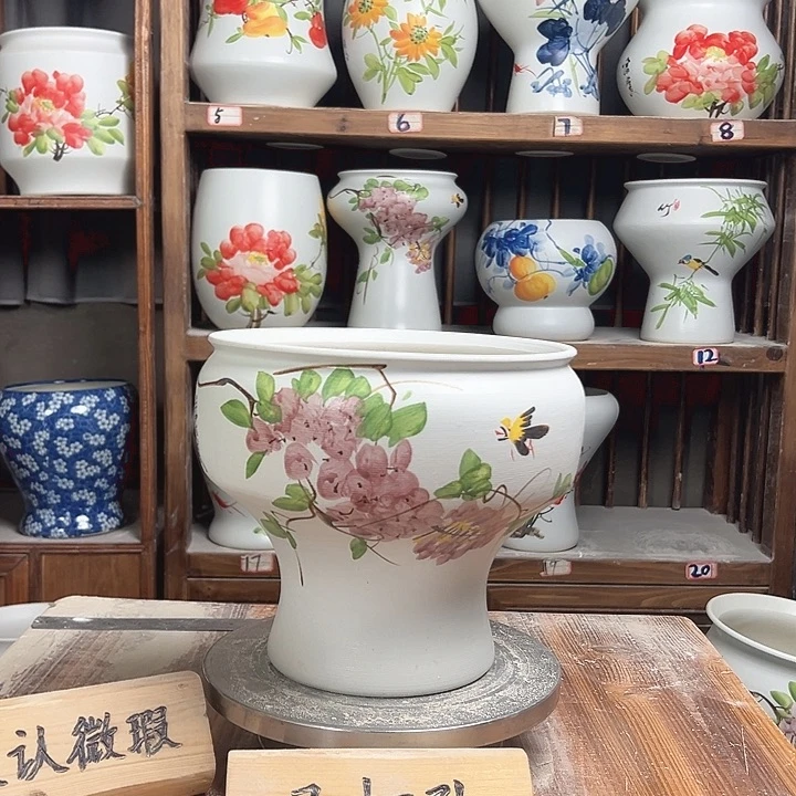 摆件口22紫藤新款陶瓷