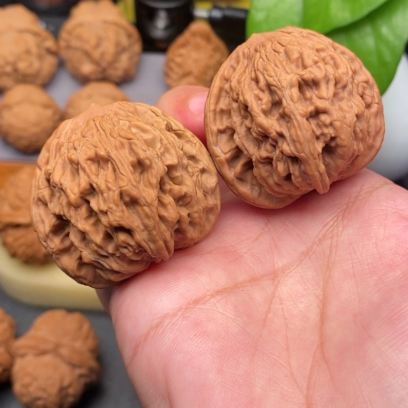 【闪购商品】文玩核桃把件虎头全品41.5