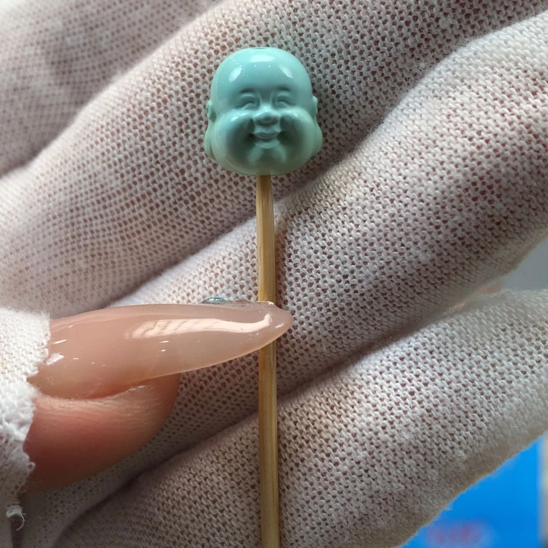 绿松石未镶嵌挂件