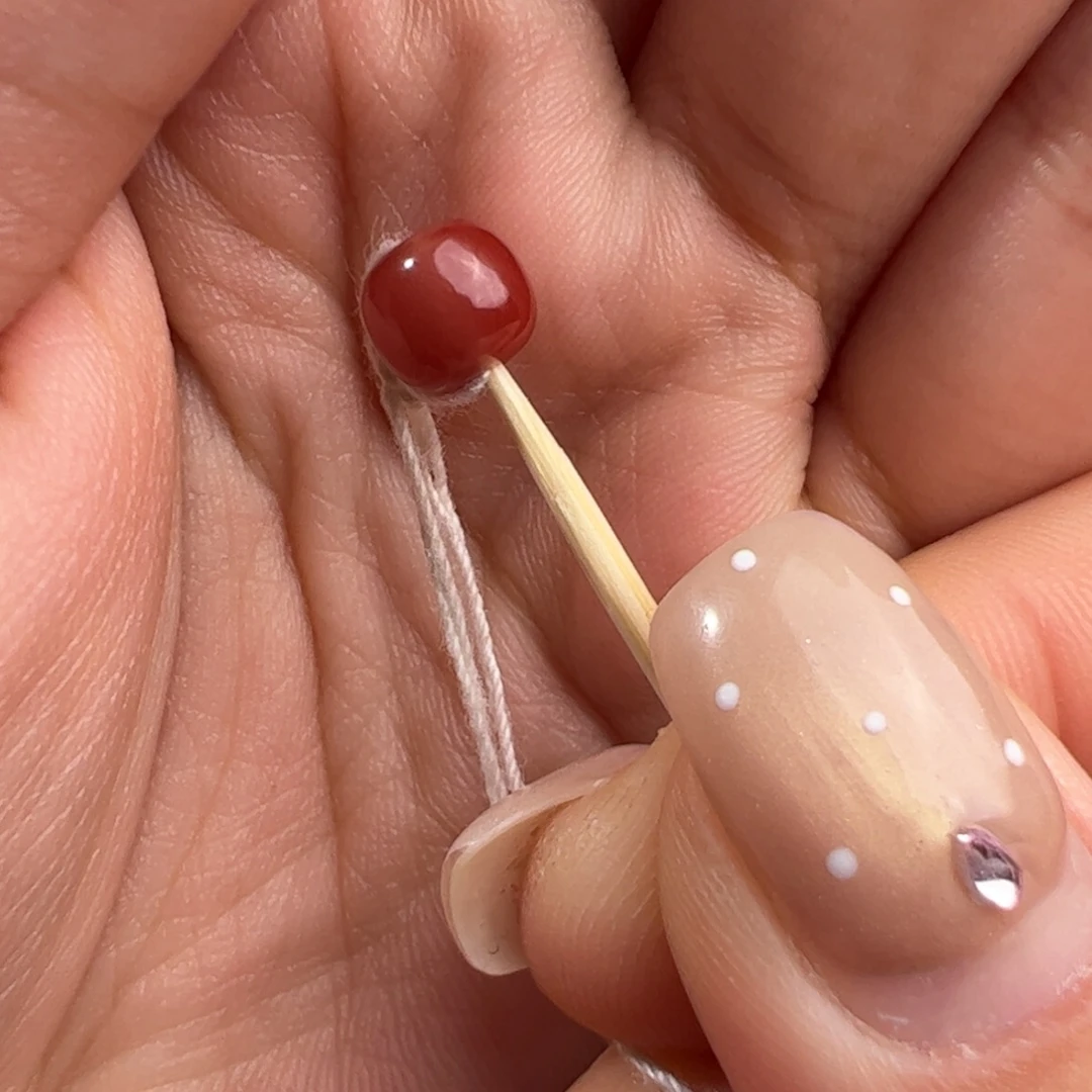 南红玛瑙未镶嵌珠宝奇石6.5mm