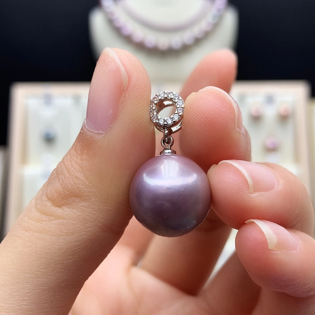 颈饰合金淡水珍珠