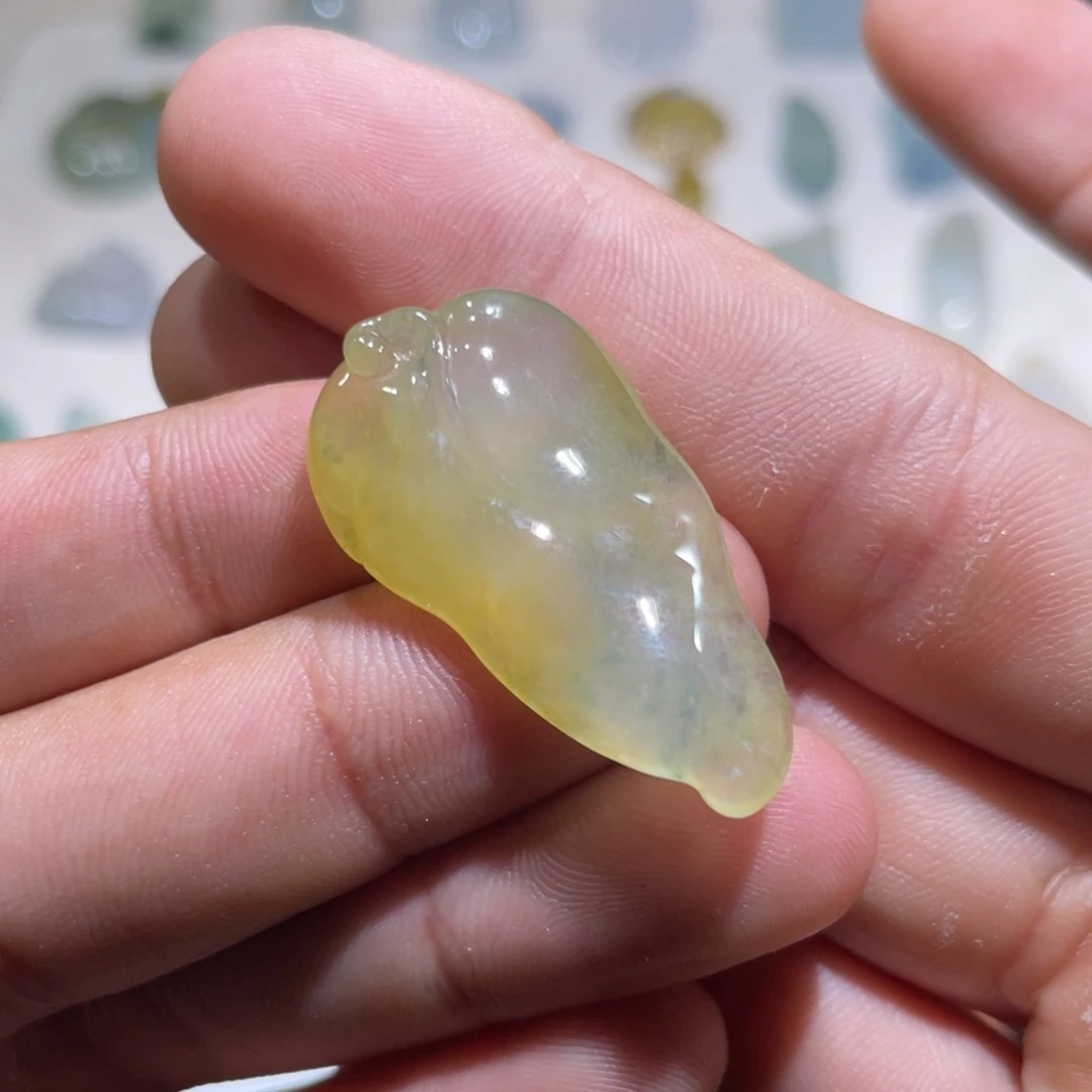 颈饰未镶嵌翡翠随形叶子