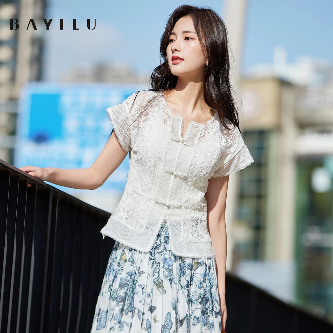 【女乔】芭依璐2025夏季新款衬衫90C0088