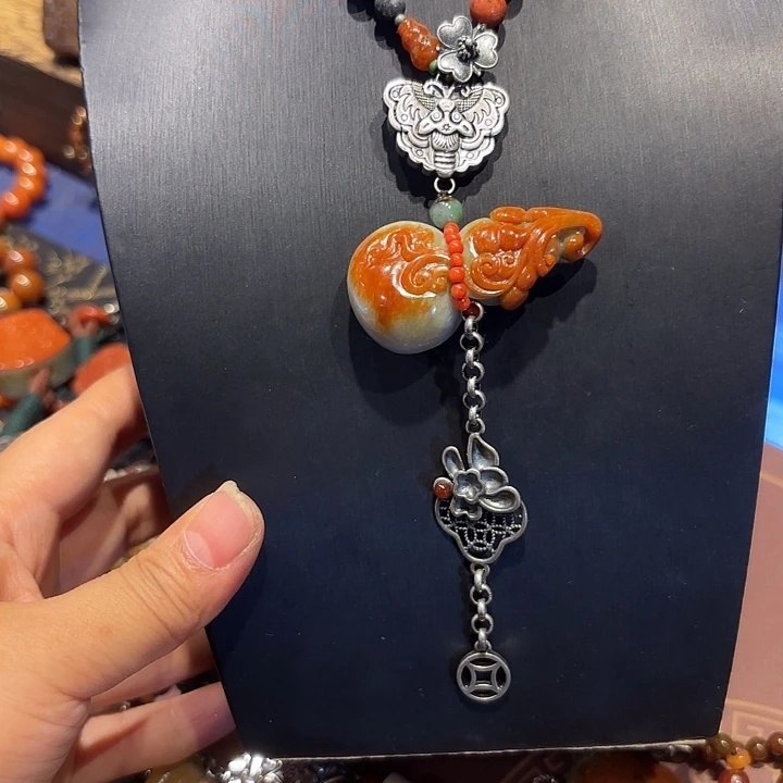 翡翠未镶嵌颈饰原创