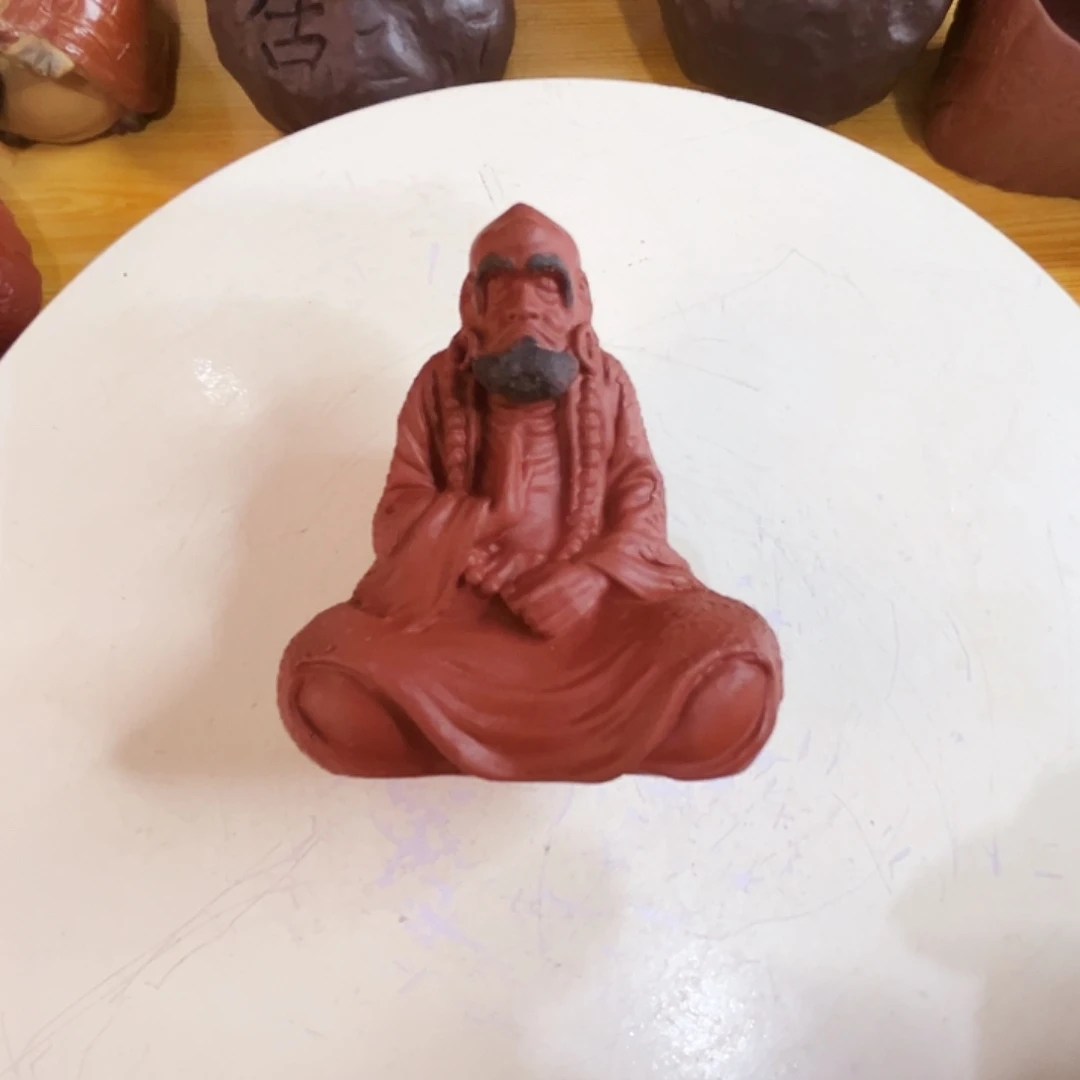 紫砂茶宠达摩小茶宠