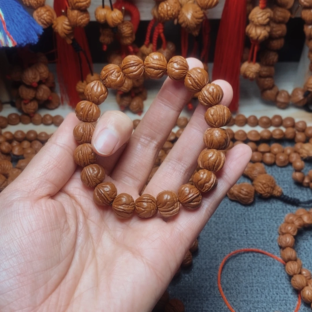 吊坠桃核桃枭手串1