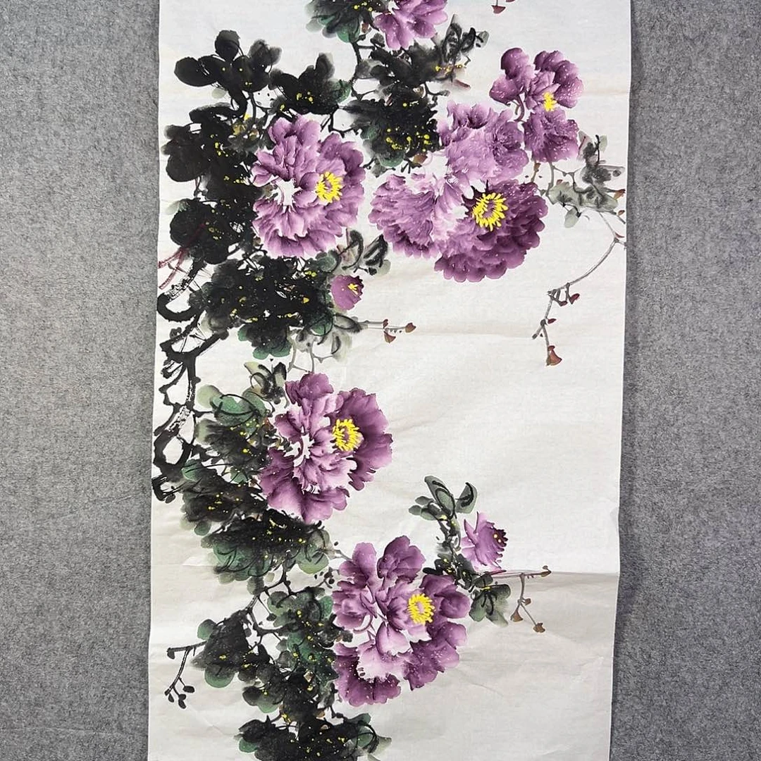 国画854 花鸟在此鸣叫时还要