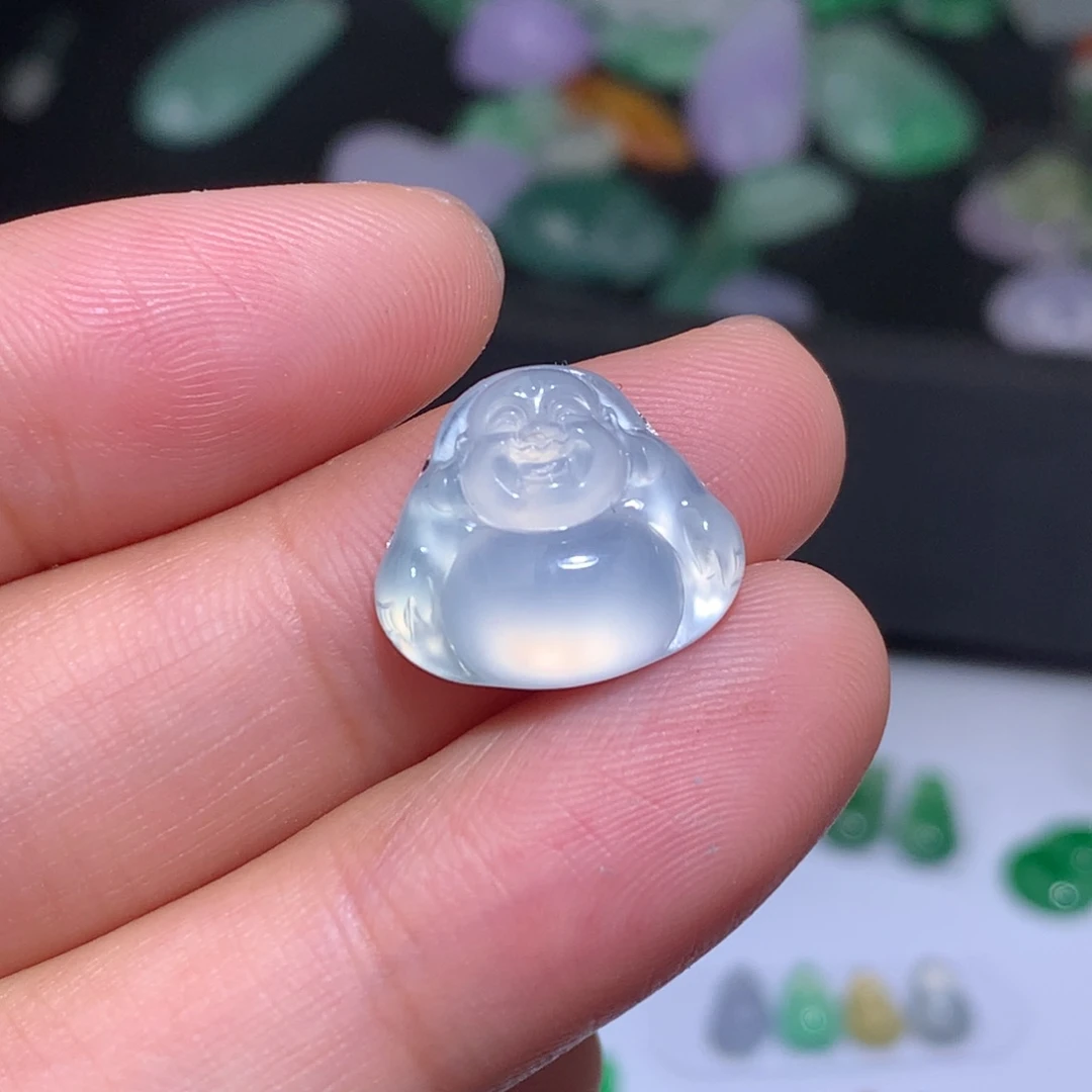 翡翠未镶嵌颈饰13.1/15.0/3.6