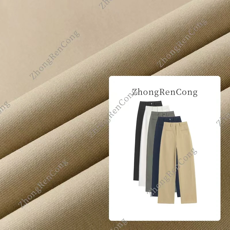 窄版小弯刀抗皱春季新款高腰窄版微直筒显瘦百搭休闲通勤风女裤