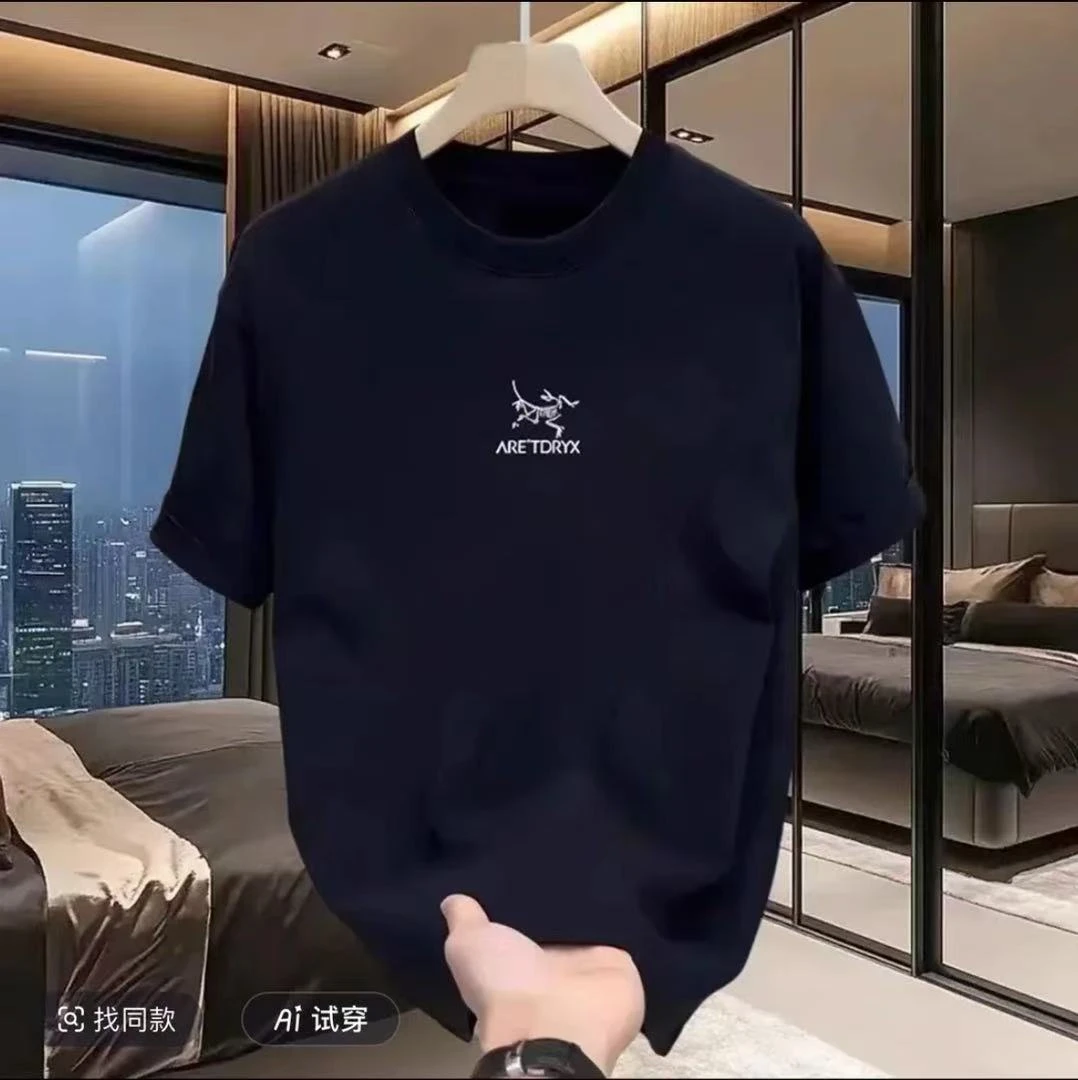 {发正标}鸟家中间标硅胶圆领短袖夏季新款情侣男女T恤运动休闲