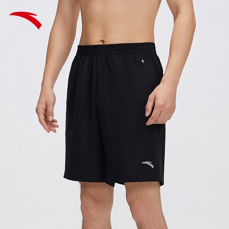 安踏短裤男士海边透气沙滩裤外穿时尚潮流休闲裤舒适百搭五分裤子