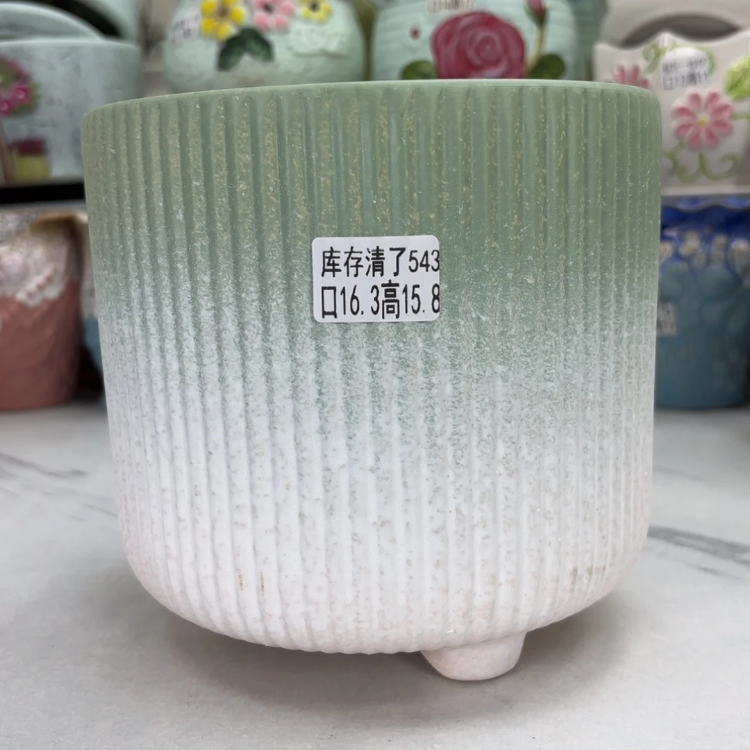 @夏西陶瓷花盆@@5543