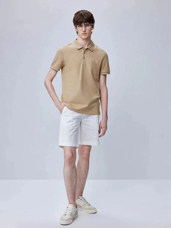 卡其迪卡polo家】男士简单短袖夏季透气款polo衫