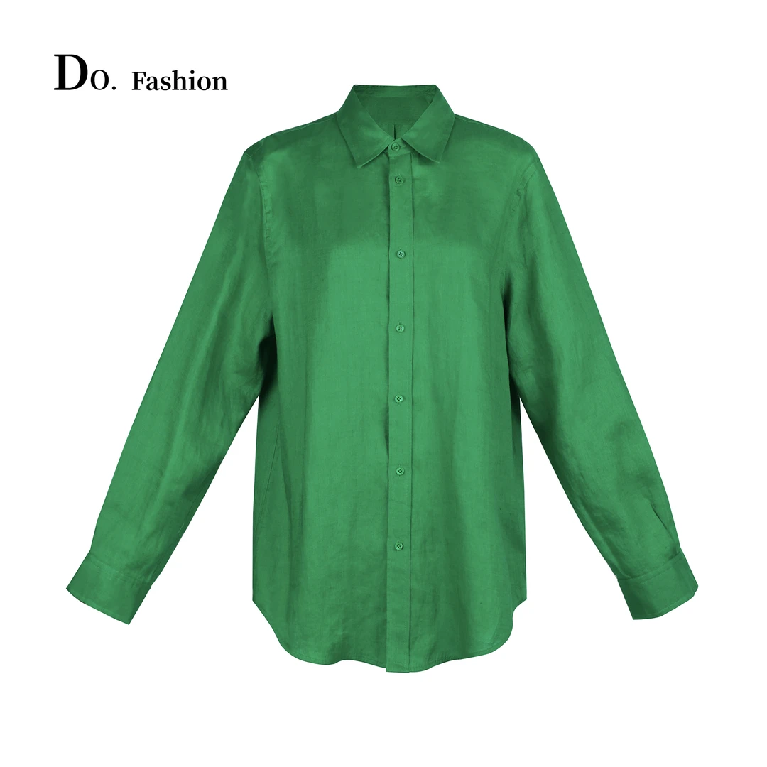 【Do.Fashion欧阳】“绿野仙踪” 100亚麻衬衣