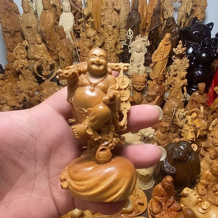 柏木(崖柏)弥勒佛
