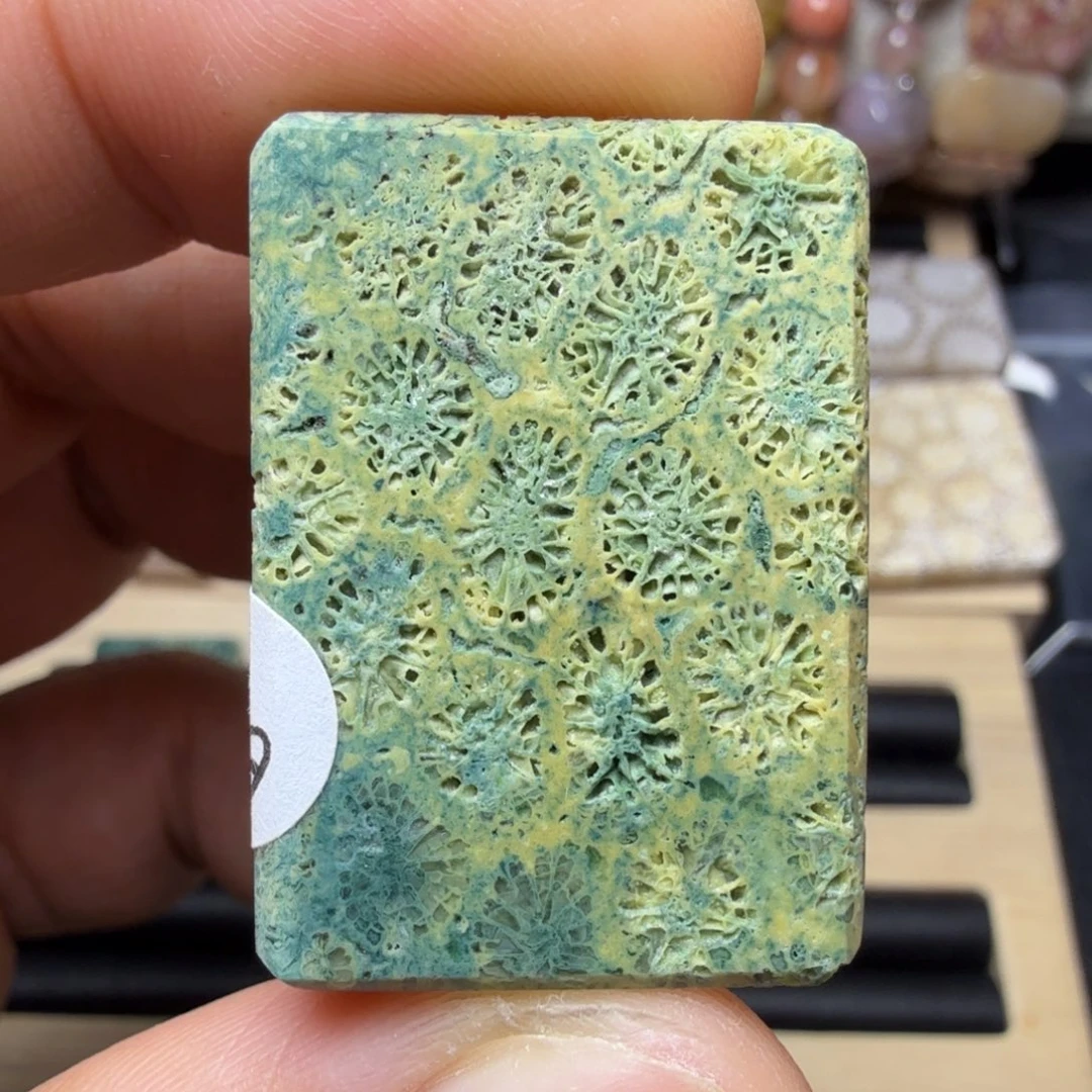 硅化玉未镶嵌天然有机玉石保真色