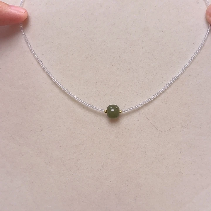 和田玉（碧玉）未镶嵌颈饰