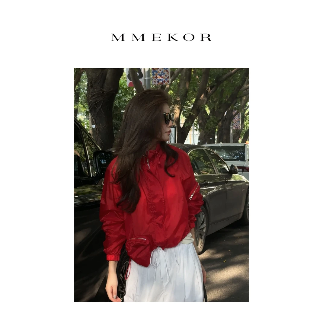 MMEKOR“口袋防晒”外套 2025新款活力常青藤百搭上衣 89793