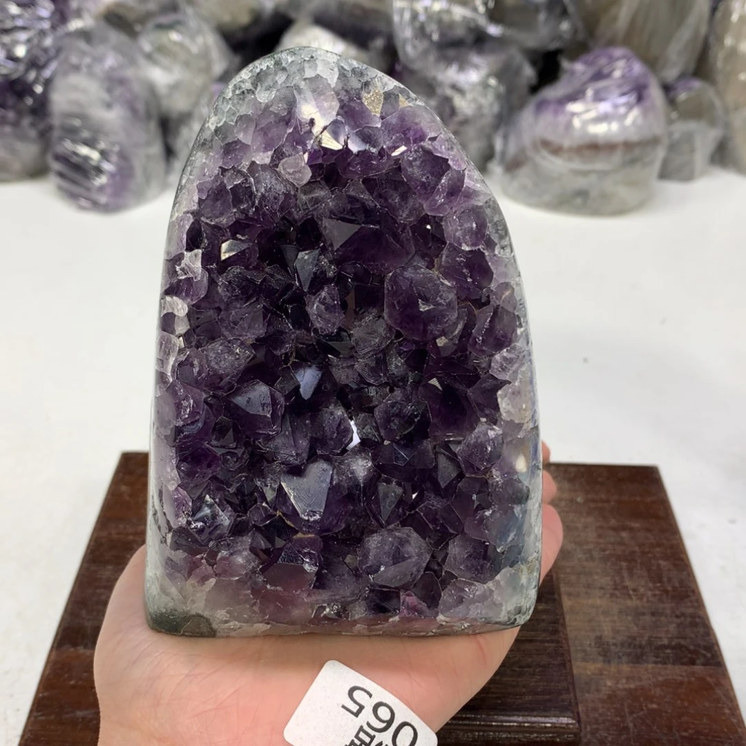 紫晶摆件未镶嵌水晶