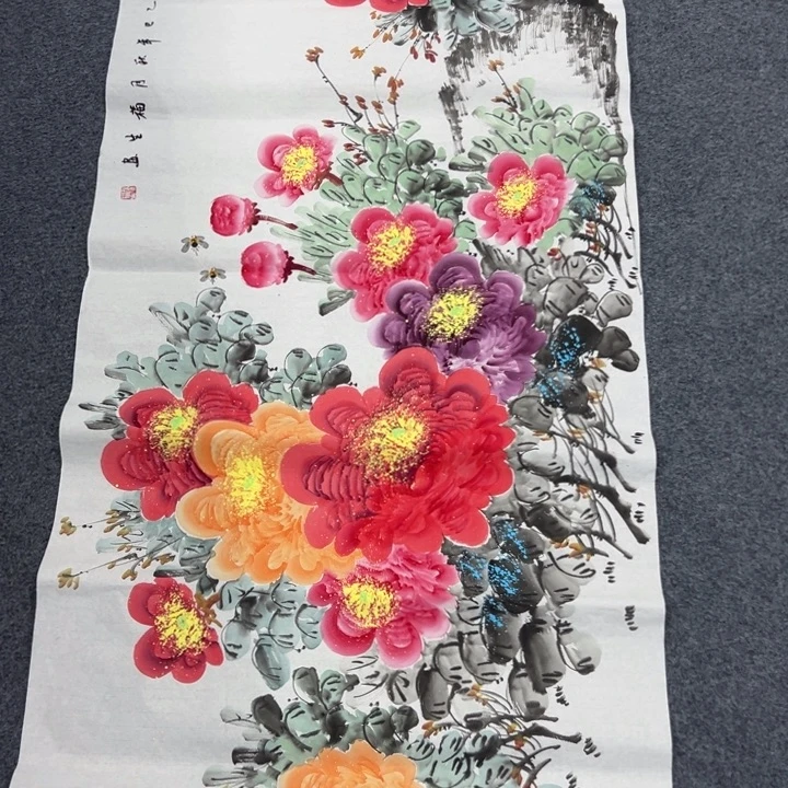 国画宣纸纯手绘字画