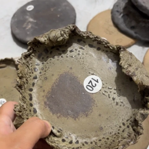 碗手工手捏壶承杯垫咖啡杯