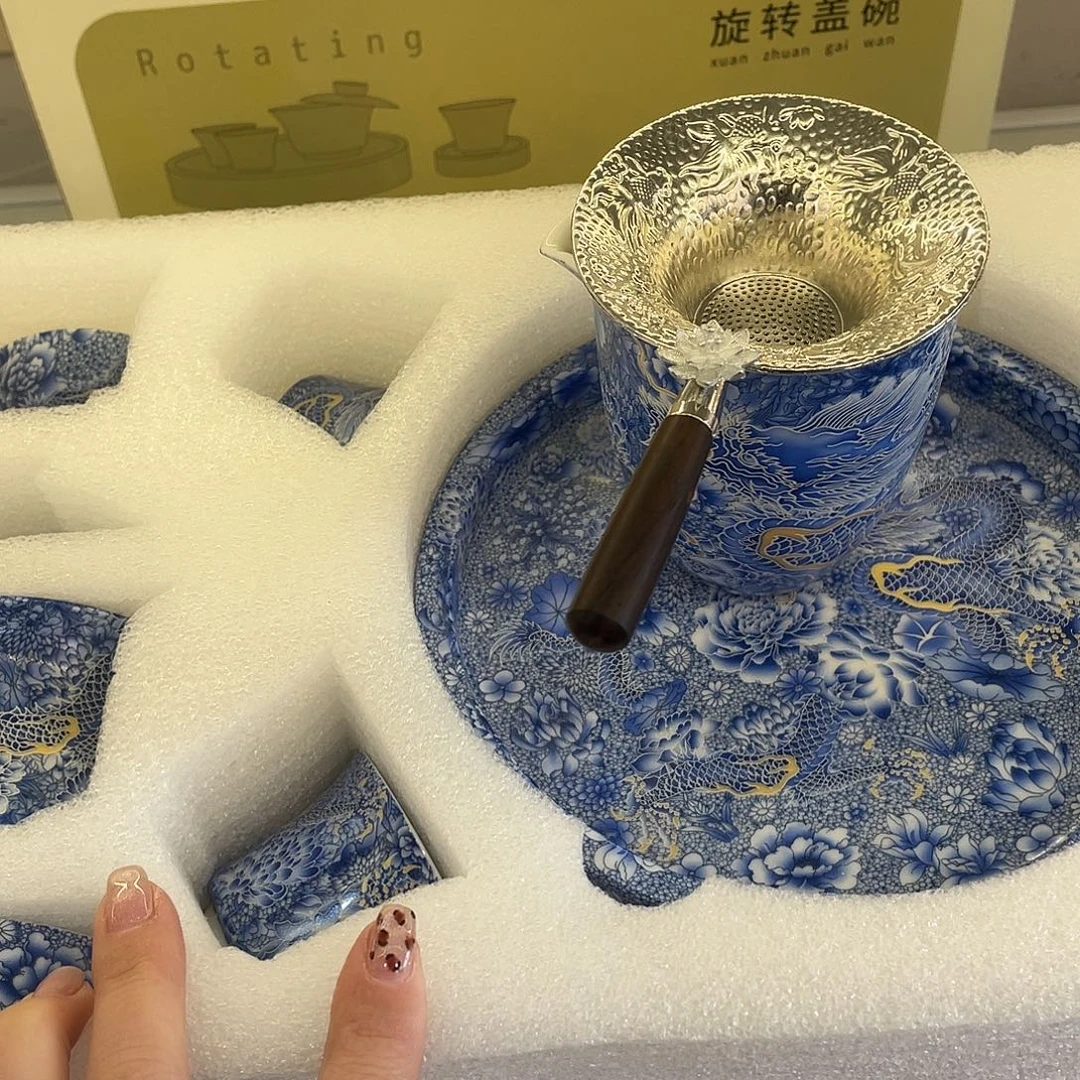 陶景德陶瓷盖碗茶具