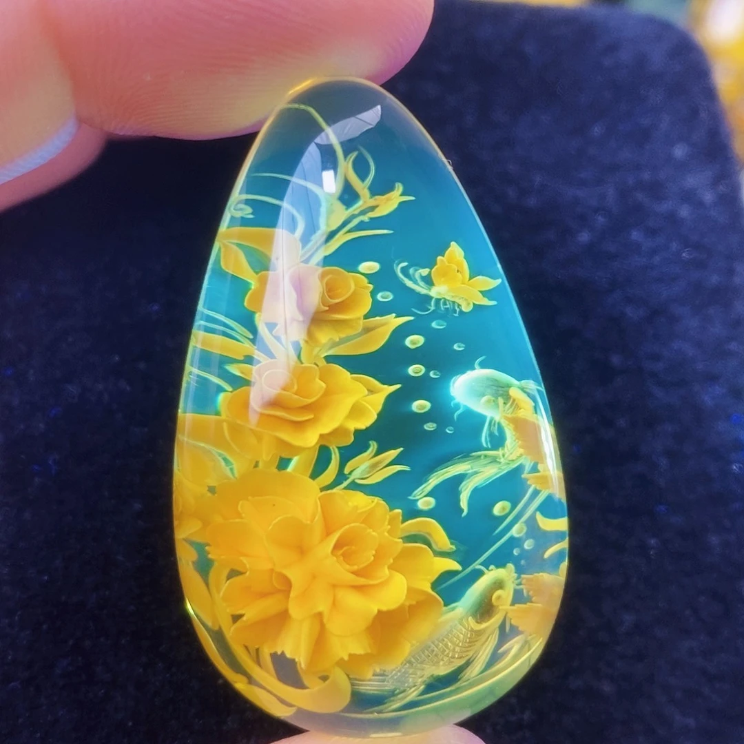 【闪购商品】未镶嵌吊坠(不含链)金珀