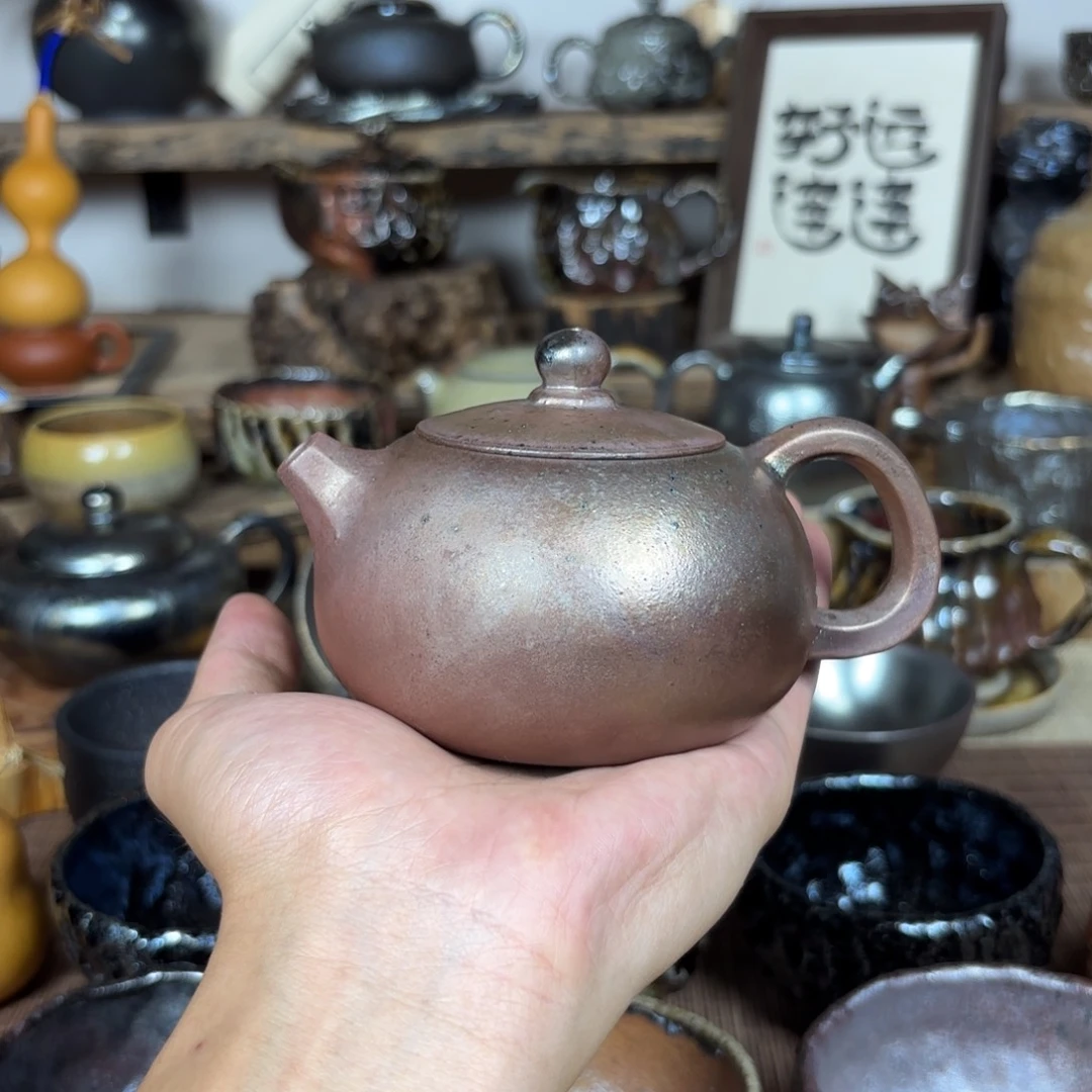建水紫陶三木柴烧